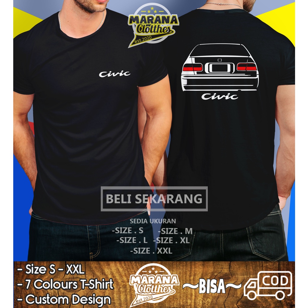 KAOS BAJU CIVIC GENIO KAOS OTOMOTIF