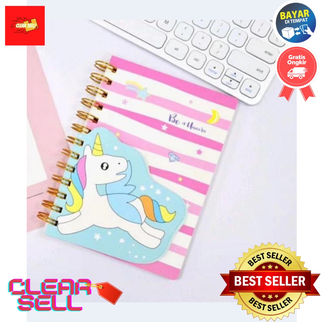 

Buku tulis / Notebook / Notepad motif Unicorn 13030041