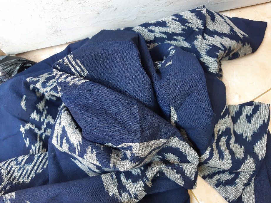 Seragam Batik Tenun Wanita Tunik Lonceng Size M L Xl Xxl Xxxl