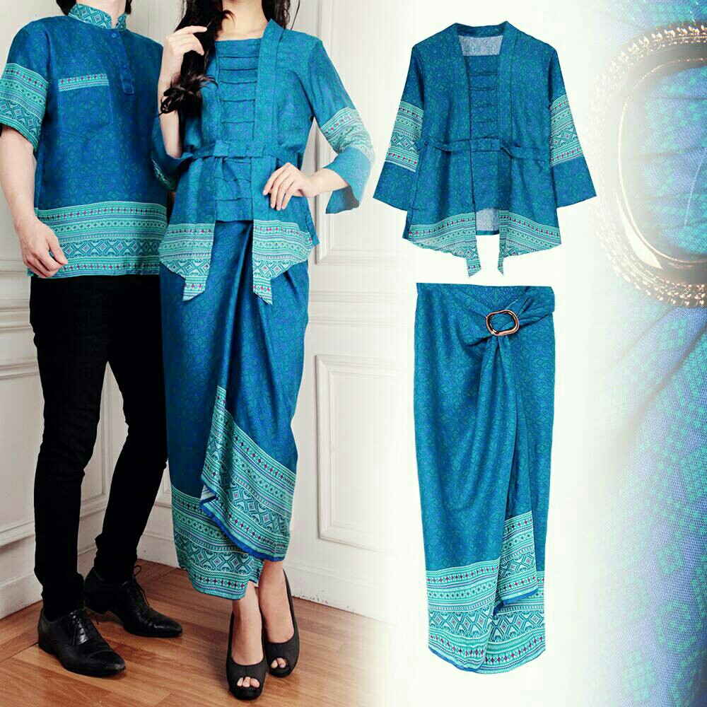 Sarimbit Batik Anggun Couple Askana Azkana Etnic 5 Warna Merah Tosca Maroon Biru Kuning M L XL i.670