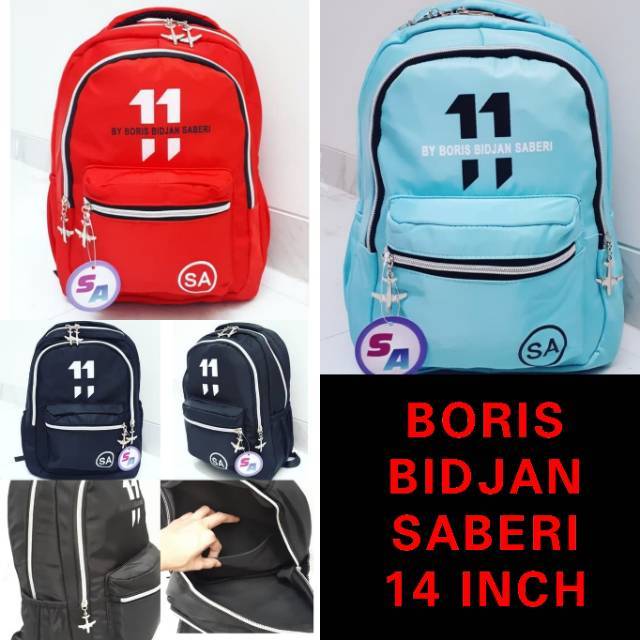 TAS RANSEL ANAK SEKOLAH / KULIAH BORIS BIDJAN SABERI BACKPACK LAPTOP/ JAS HUJAN / BAJU / KADO MURAH