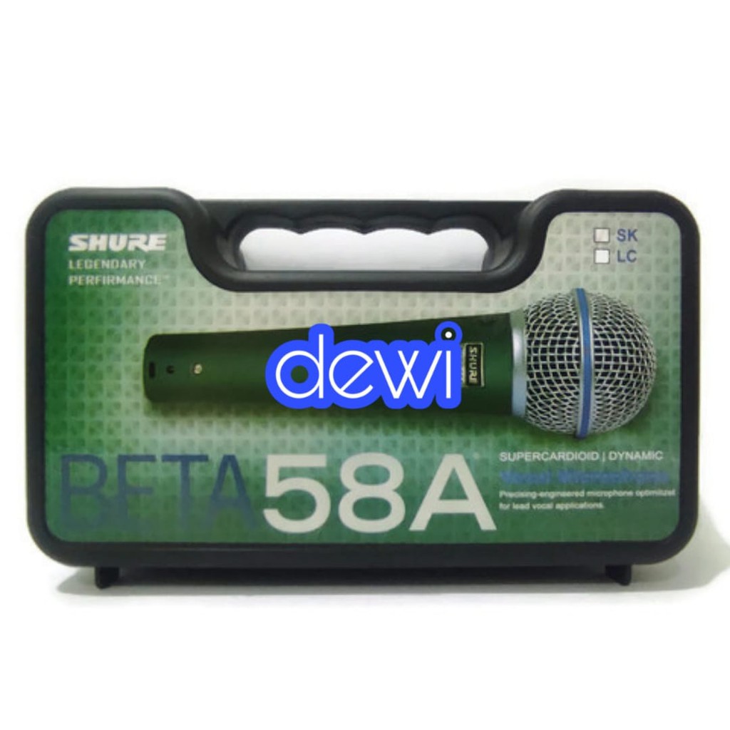 MIC SH BETA 58A SK KOPER /  BETA58 A  SK / MIC SH BETA 58A LC KOPER /  BETA58 A LC