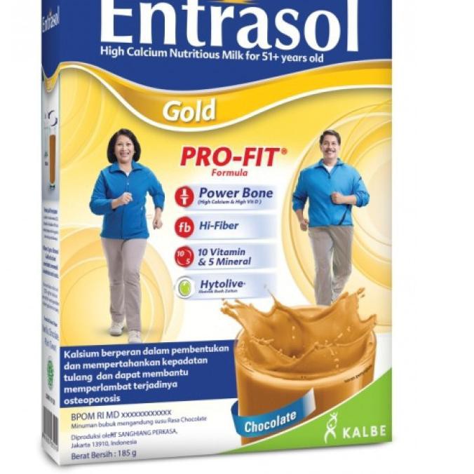 

#NEW# Entrasol Gold Vanila & Coklat 600 gram ♮