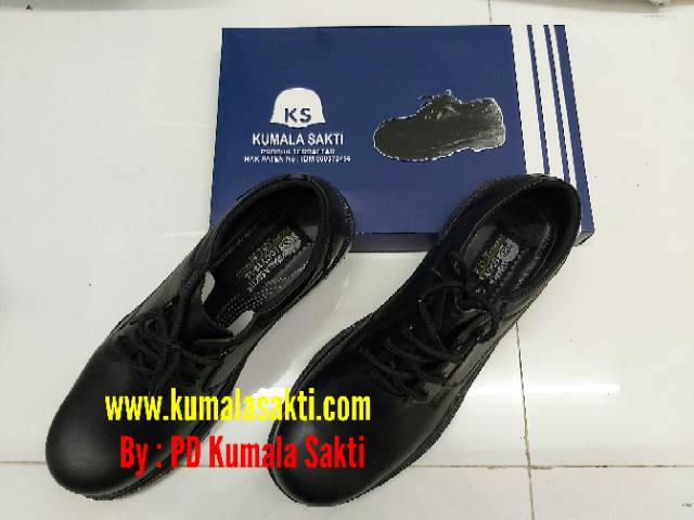 Sepatu Safety PDH Kulit Asli KS-5094-Rompi Safety-Rompi Vest-Helm Proyek-Rompi Proyek-Traffic Cone