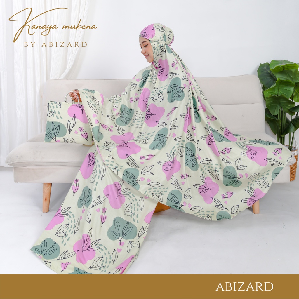 Abizard Mukena Rayon Bali RAISA Ukuran Standart Dewasa