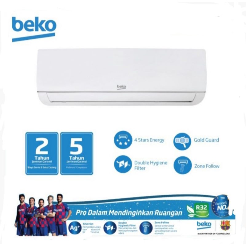 AC SPLIT BEKO BSFSA050 0.5PK+free pasang+instalasi pipa