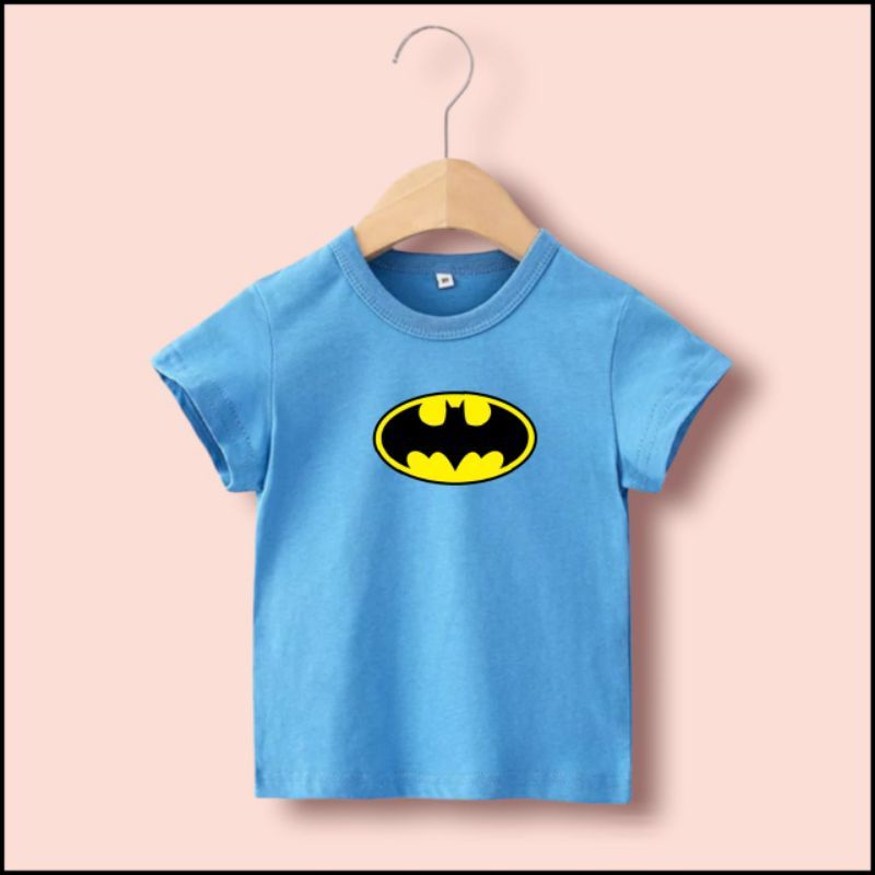 UXLO/KAOS ANAK LAKI-LAKI 1-10TAHUN/PAKAIAN ANAK COWOK KARAKTER/BAJU ANAK LAKILAKI SUPERHERO BATMAN