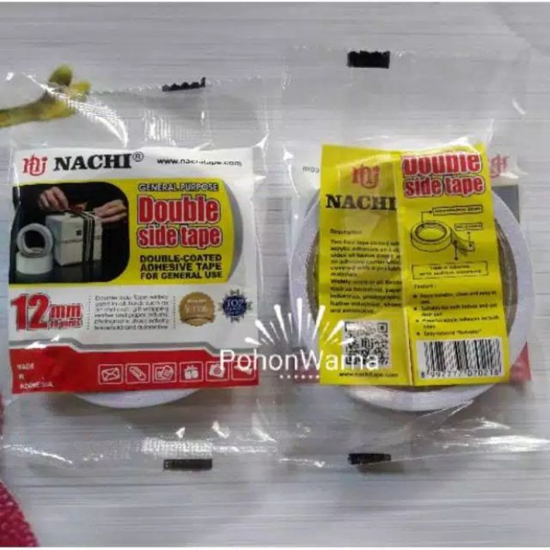 

Double tape Nachi | isolasi bolak balik