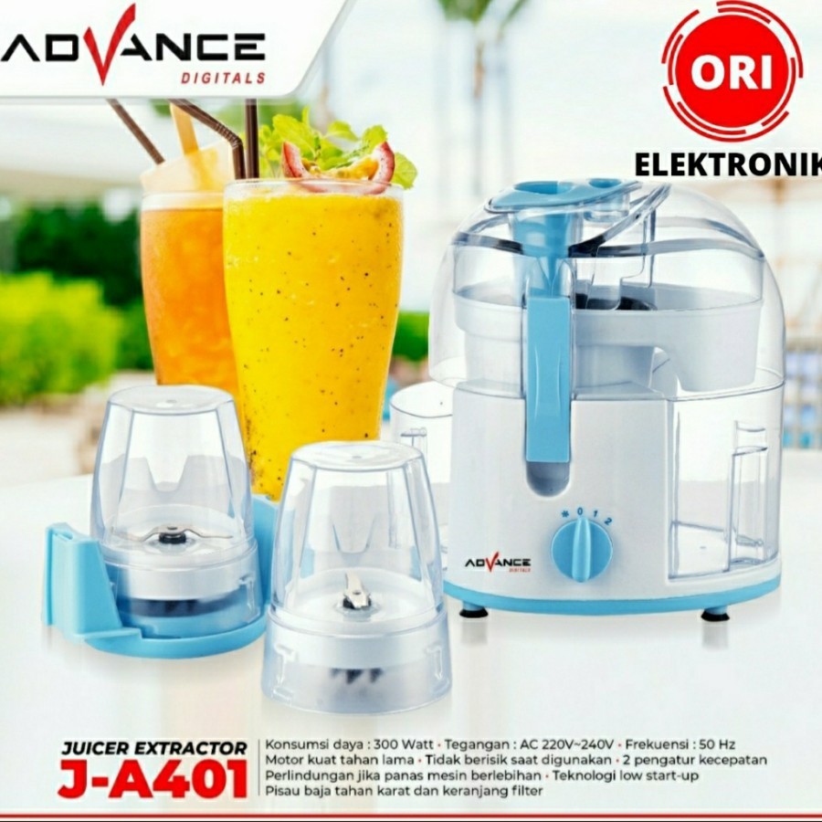 ADVANCE Juicer JA 401 - Mesin Juicer Extractor + Chopper