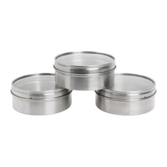 

3 Pcs Tempat Bumbu Dapur Bermagnet IKEA GRUNDTAL Wadah Bubuk Rempah