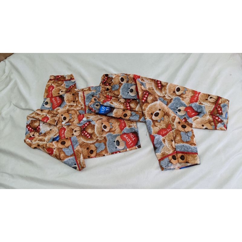 piyama anak setelan kain dingin