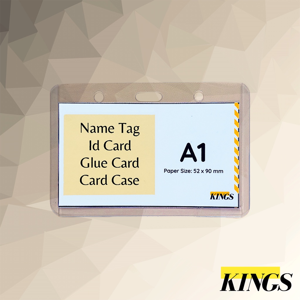 

10 PCS Card Case / Name Tag / Id Card / Glue Card A1
