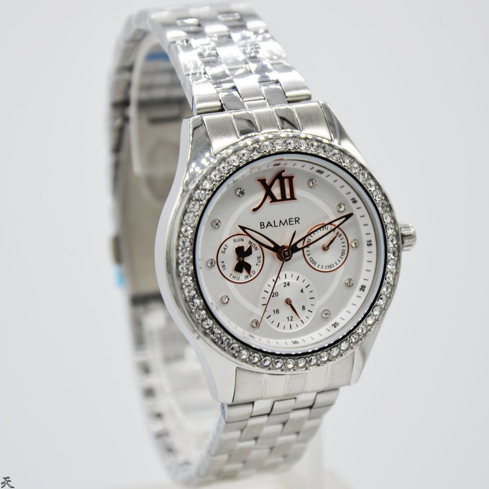 Jam Tangan Wanita Balmer 7973L Original Full Silver Stainless Steel by hargajam Ori Cewek Murah