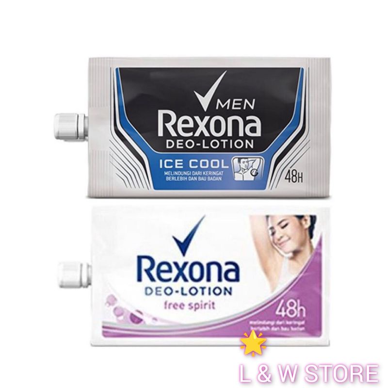 REXONA DEOLOTION SACHET PRIA DAN WANITA 10gr