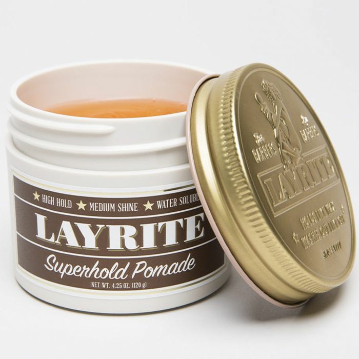 POMADE LAYRITE SUPER HOLD / SUPERHOLD waterbased | free sisir