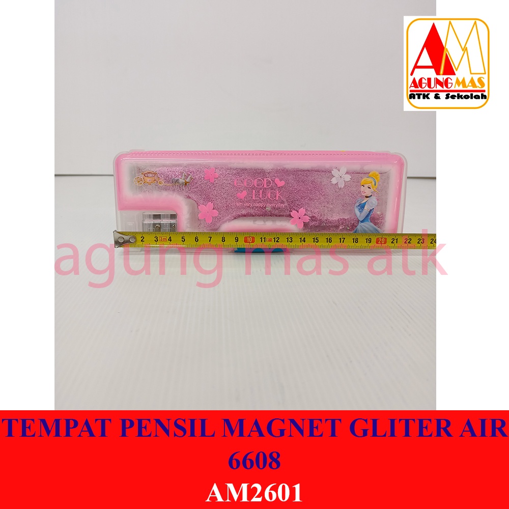 

TEMPAT PENSIL MAGNET GLITER AIR 6608