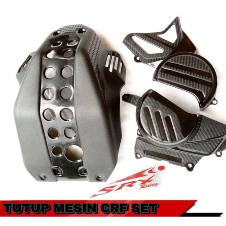 ENGGINE GUARD CRF PELINDUNG MESIN SET CRF MOTOR CROSS TRAIL TRABAS SUPERMOTO ADVENTURE MOTOR
