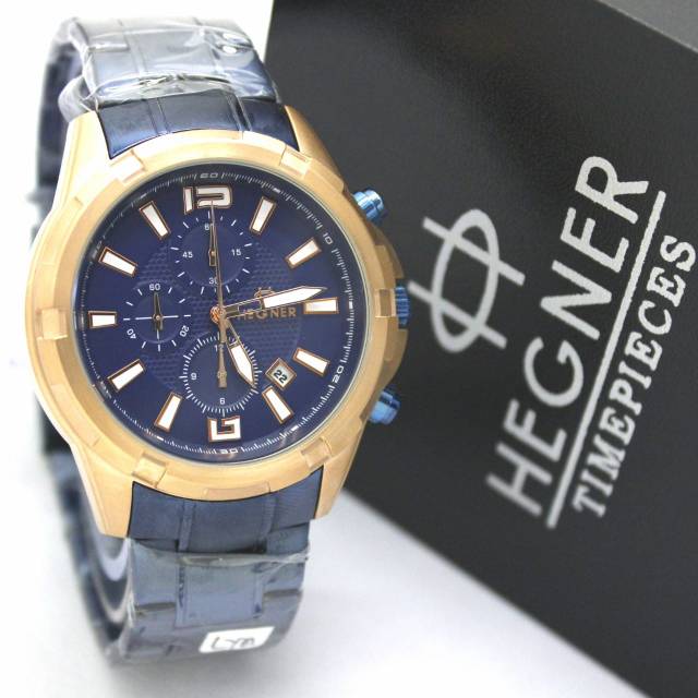 JAM TANGAN PRIA HEGNER 1652 100% ORIGINAL