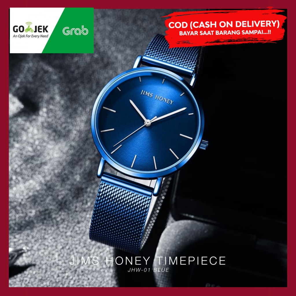 Jam Tangan Cewek Rantai Magnet Import | Jam Tangan Jims Honey Wanita Original Magnet JHW-01 Original
