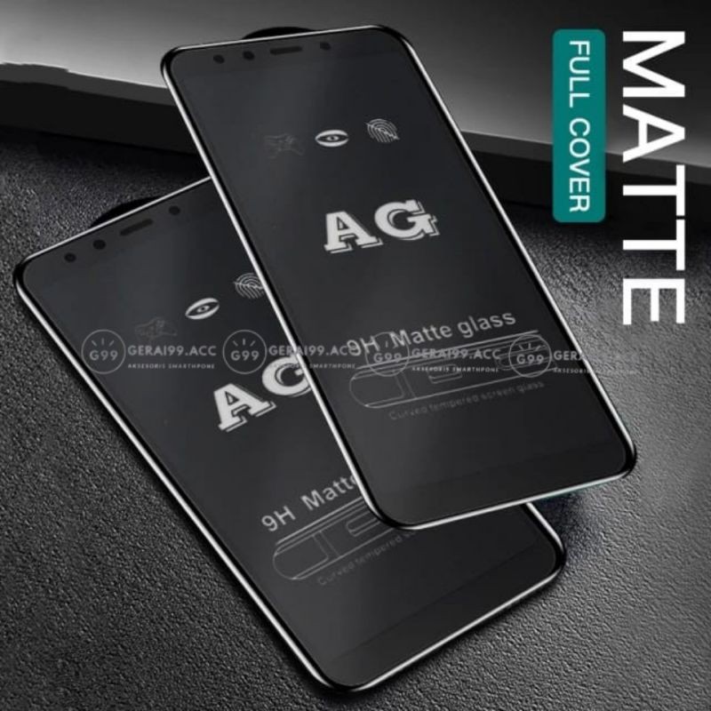 VIVO Y51 Y20S Y12S Y30I Y30 Y50 AG MATTE TEMPERED GLASS ANTI MINYAK ANTI GLARE CLEAR