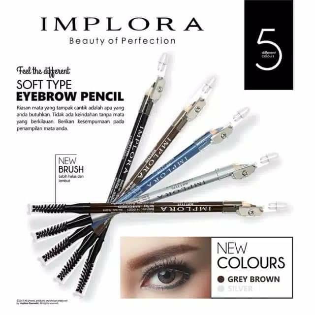 ORIGINAL Pensil Alis Implora Pensil Alis BPOM  Implora Eyebrow Pencil