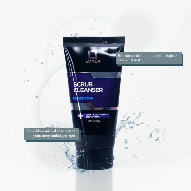 LT MEN SCRUB CLEANSER FOR OILY SKIN
