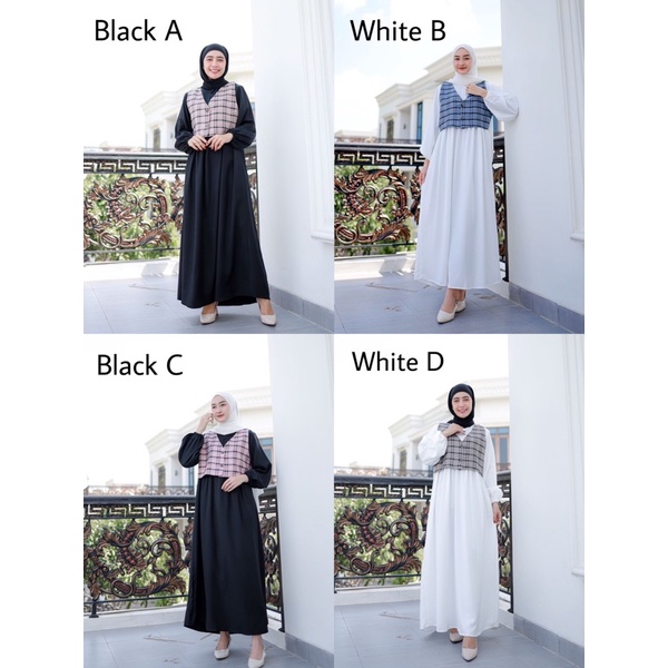 NEW AMY MAXI - Dress Vest (bisa lepas pasang) Ld 104 Pjg 132-6