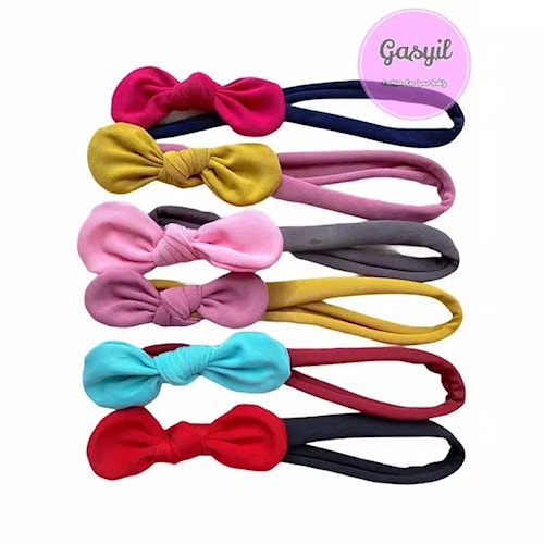 Bando pita collor full/bando anak/bando anak perempuan/bando anak