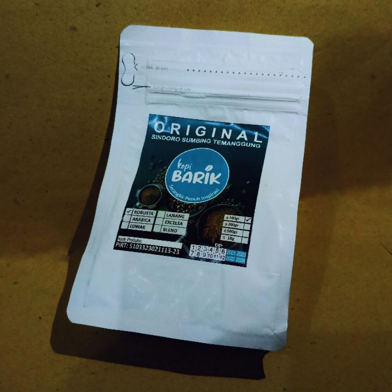 

Kopi Bubuk Temanggung "Kopi Barik