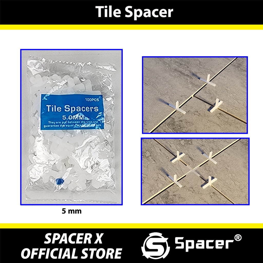 Tile Spacer 5 mm Nat Keramik Alat Pemberi Jarak Nat Kramik Granit