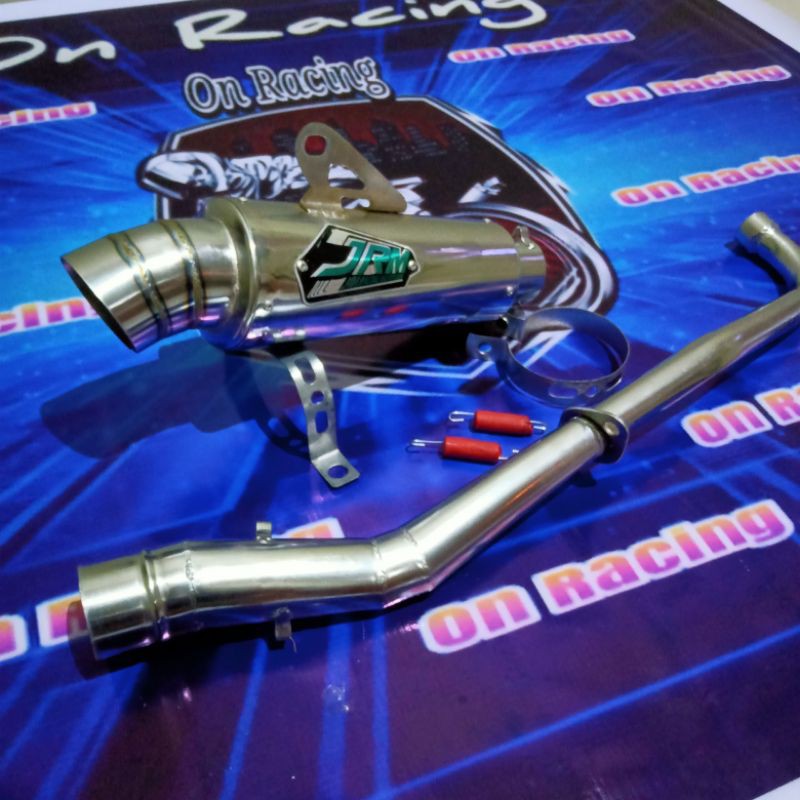 Knalpot Racing JRM SHOGUN 125,R,SMASH,Win,Grand,Prima,All Jupiter,All Vega,Supra fit,X,lama