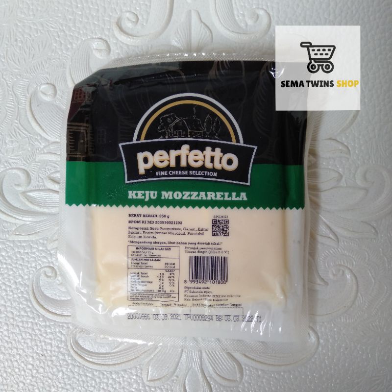 

Keju Mozzarella PERFETTO 250gr - Mozarella Keju Leleh 250 gr