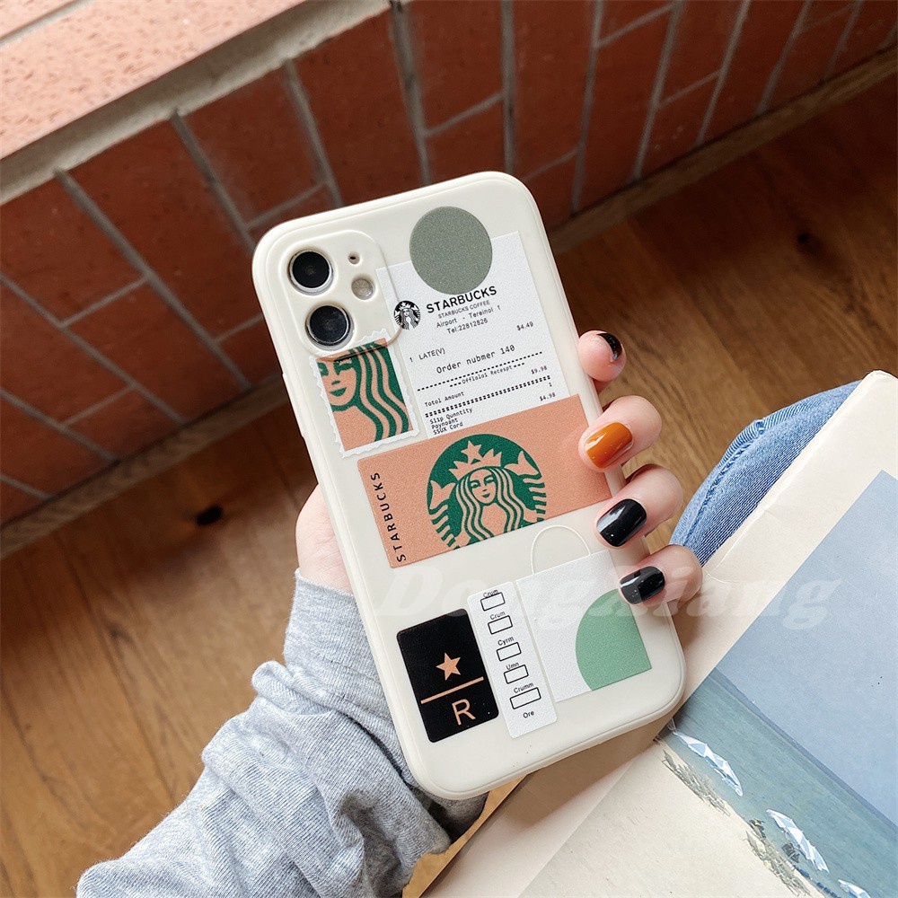 Soft Case Hp Gambar Starbucks Untuk Infinix Hot 10 Play / 10T / 9 Play / 11S / NFC / 5 / Note / 11pro / 10Pro