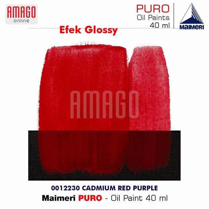 MAIMERI PURO - OIL PAINT - CADMIUM RED PURPLE - 40ML - M0012230