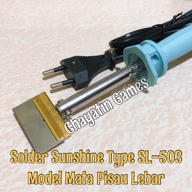 Solder Ori Sunshine Type SL-503 30 Watt Model Mata Solder Pisau Lebar