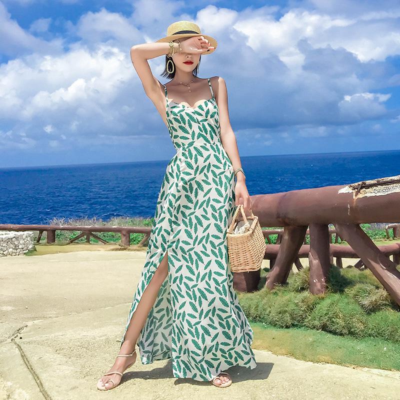 Sanya super Peri Bahu Floral Dress Bali Sexy Leaky Kembali Sanya super Peri Bahu Floral Dress Bali Sexy Leaky Kembali