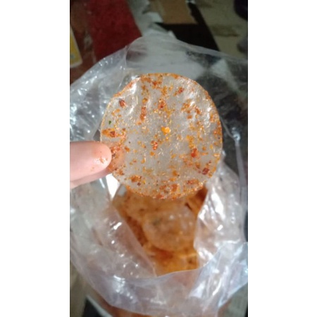 

cemilan pedas keripik kaca / snack kiloan