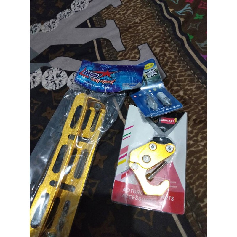 Tatakan Dudukan Pelat Plat Nomor Nomer Segi Breket Bracket Plat Nomor Segi  Msx Racing Cvs Original