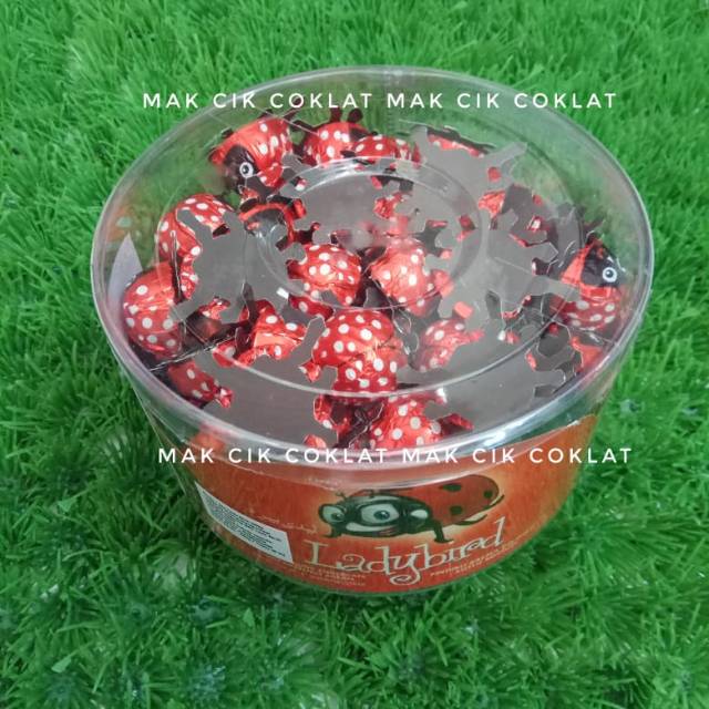 Elvan ladybird coklat 500g 
Coklat truffle 
Berlabel halal 
Buatan turki