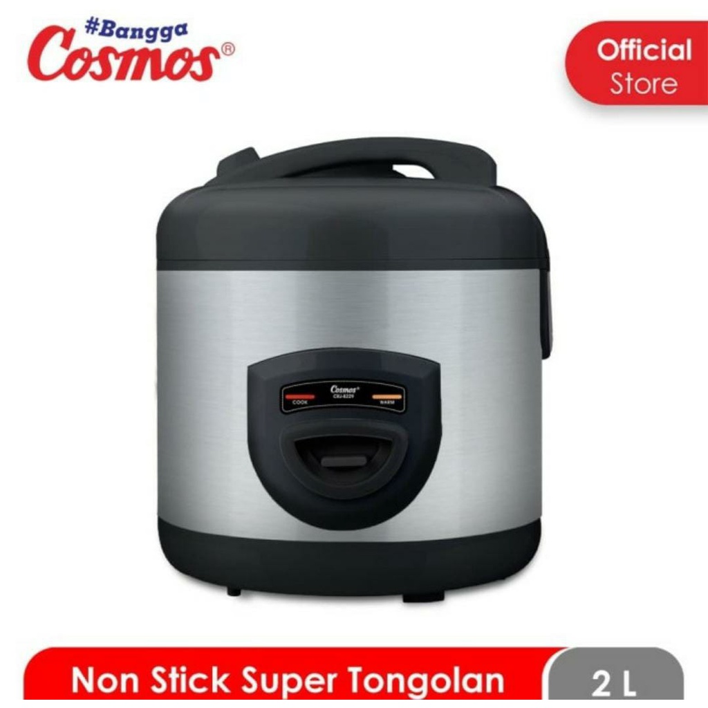 Rice Cooker Cosmos CRJ 8229 2 Liter + Tongolan Magic Com Cosmos 8229 Penanak Nasi Cosmos CRJ-8229