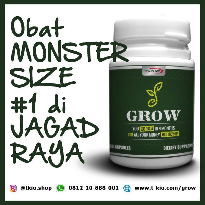 Privasy Terjamin # T-Kio Grow Obat Pembesar Alat Vital Pria #1 Di Jagad Raya