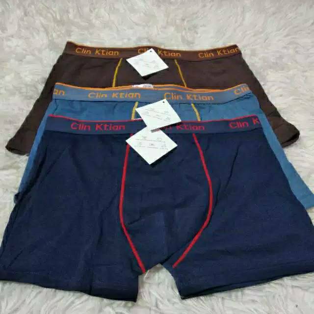 (3pcs)celana boxer pria remaja dan dewasa