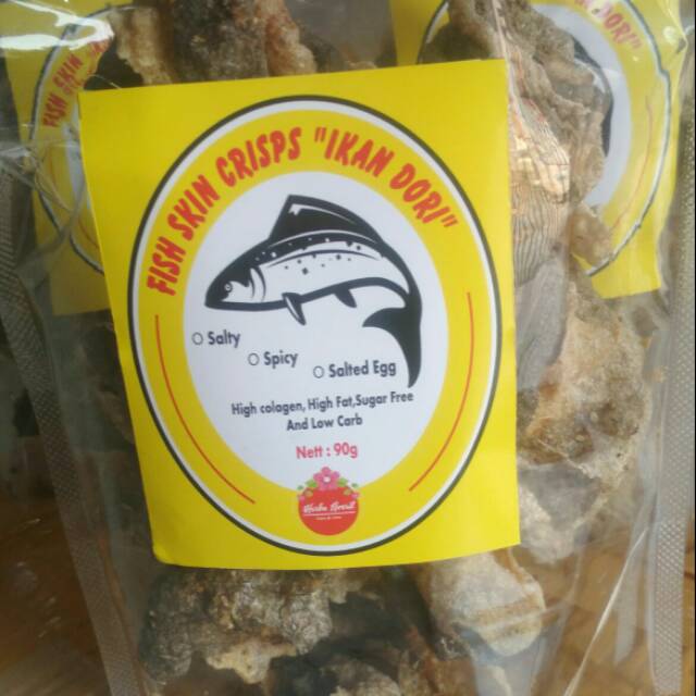 

Kerupuk kulit ikan MATANG 90 gram