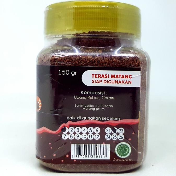 

((((()paling dicari] BU RUSDAN TERASI MEDAN 150gr | TRASI MATANG MATENG MASAK SAMBAL SAMBEL