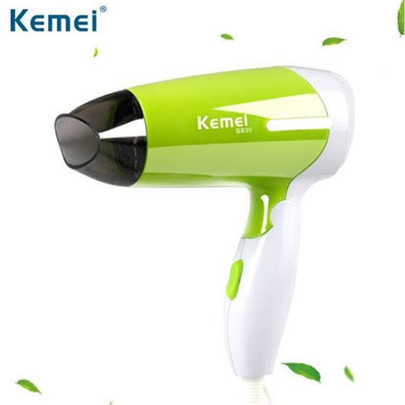 HAIR DRYER LIPAT MINI TRAVEL HAIRDRYER PROFESIONAL KEMEI KM-6830