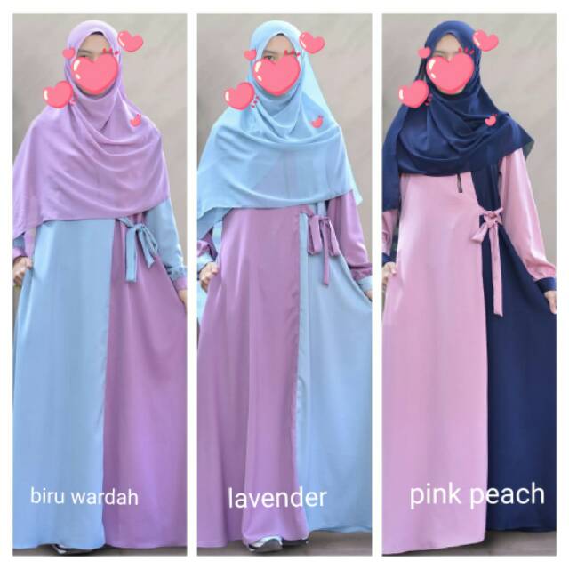 Gamis murah Naima Dress ruby