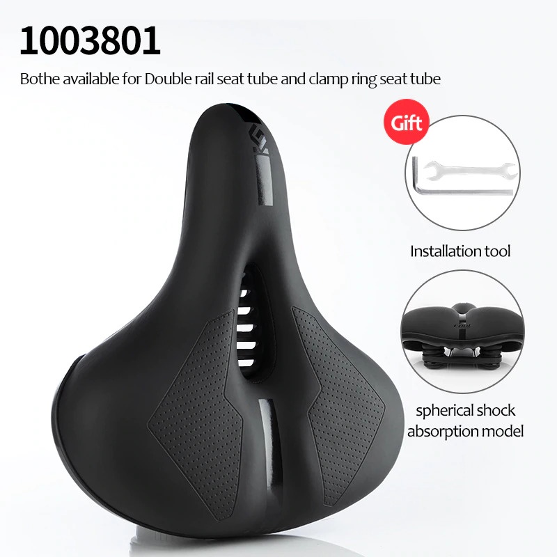 Sadel Sepeda Bike Saddle Leather Model Absorber Ball - Sadel sepeda - Sadel empuk - Sadel empuk lebar - Sadel empuk murah, sadel sepeda lipat, sadel sepeda gunung, sadel sepeda empuk dan lebar, sadel sepeda paling empuk, sadel sepeda, Jok Sepeda pegas