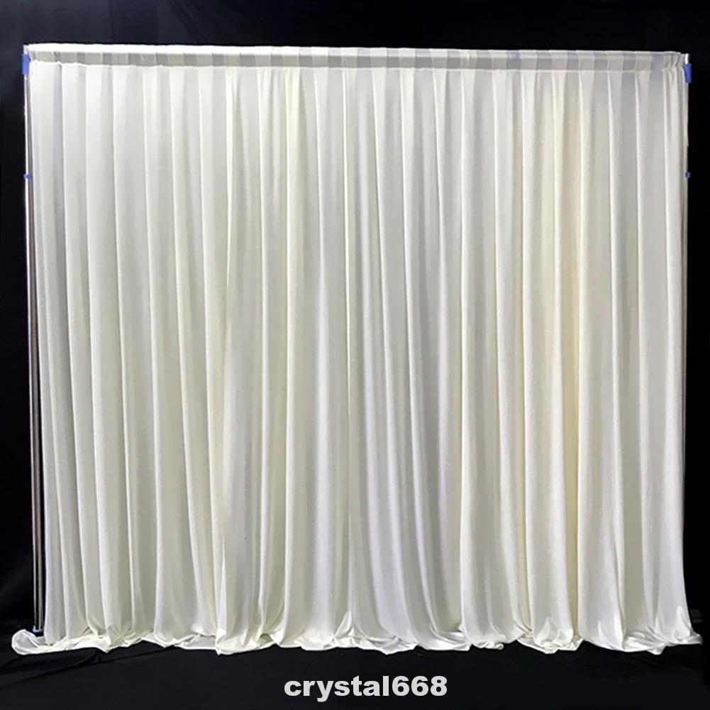 Diy Decoration Drapes Wedding Backdrop Curtain Shopee Indonesia