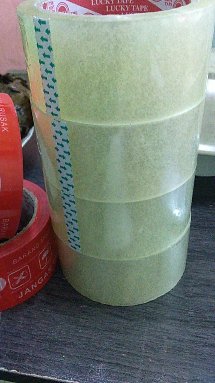 Lakban 2inch Bening ( 45mm X 90y ) Bukan Daimaru