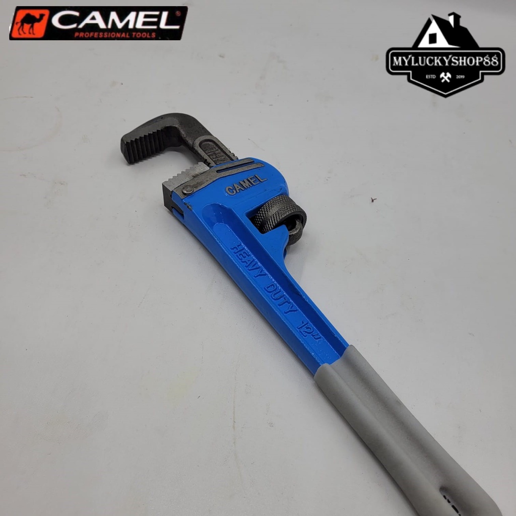 Camel Kunci Pipa Ledeng 12 Inch Pipe Wrench Saluran Air Pembuka Baut